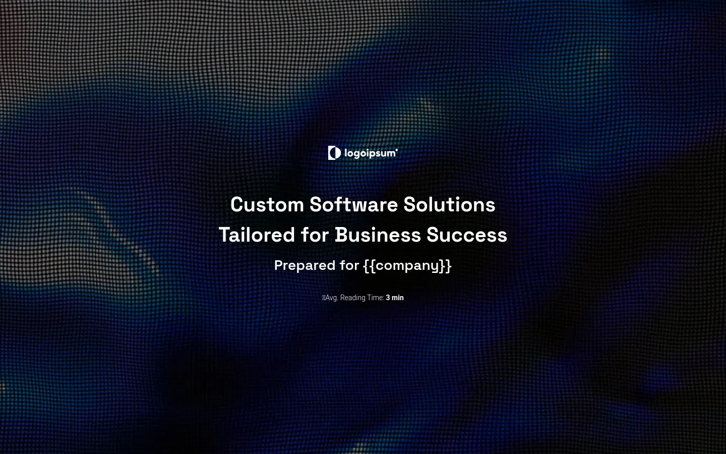 IT services proposal