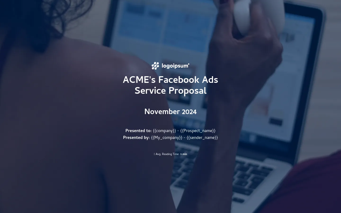 Facebook ads service proposal for SaaS