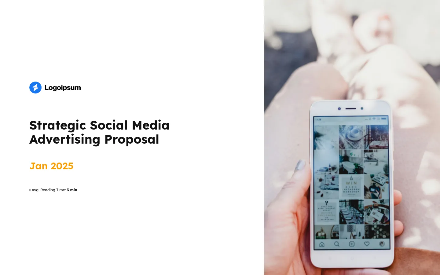 Social media advertising proposal