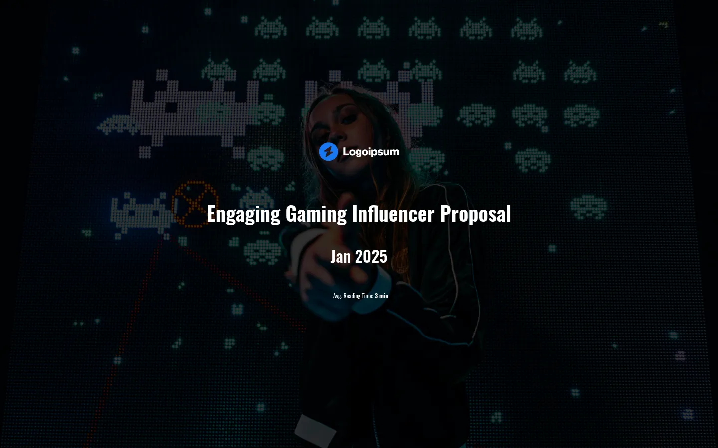 Gaming influencer proposal