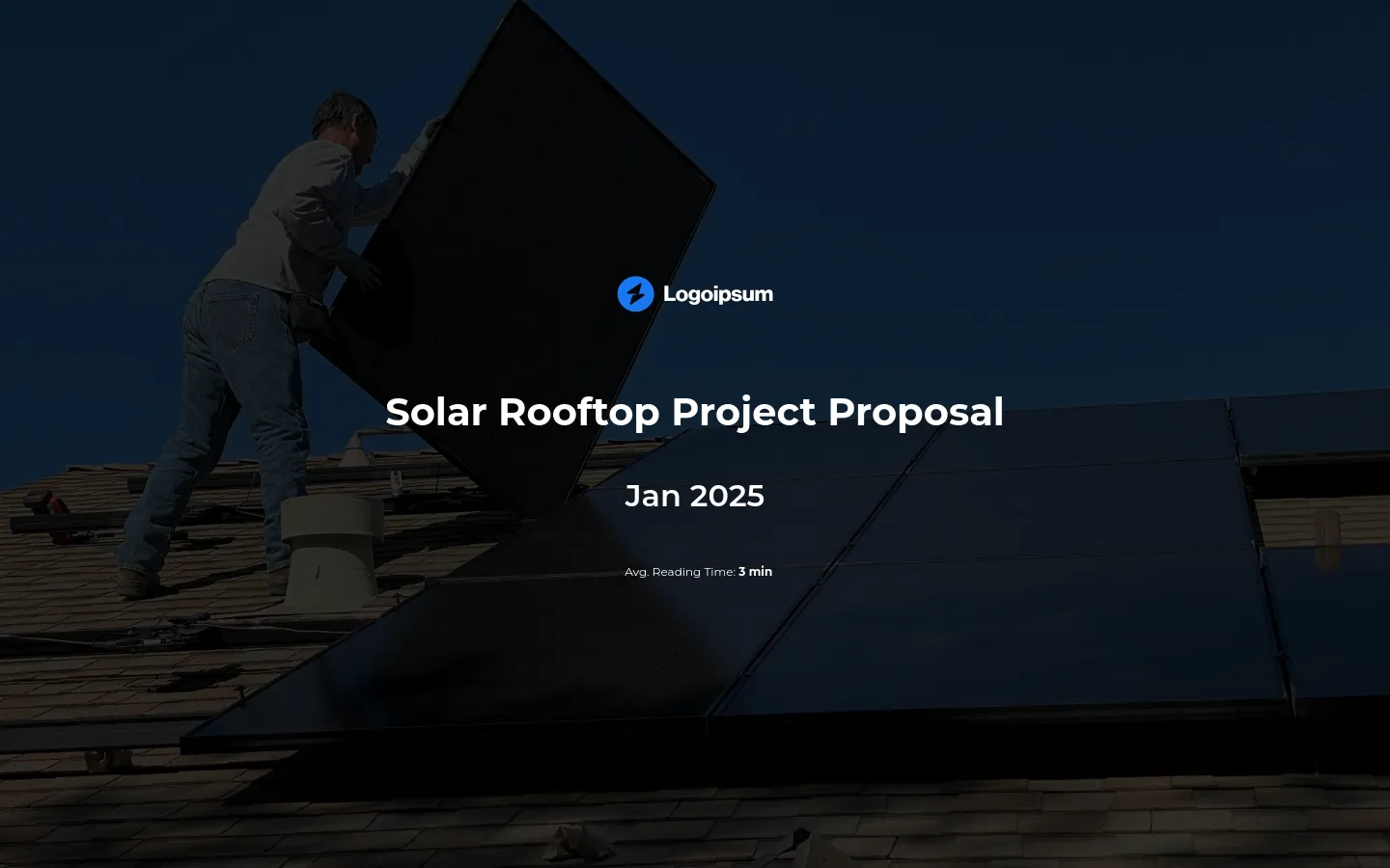 Solar rooftop project proposal