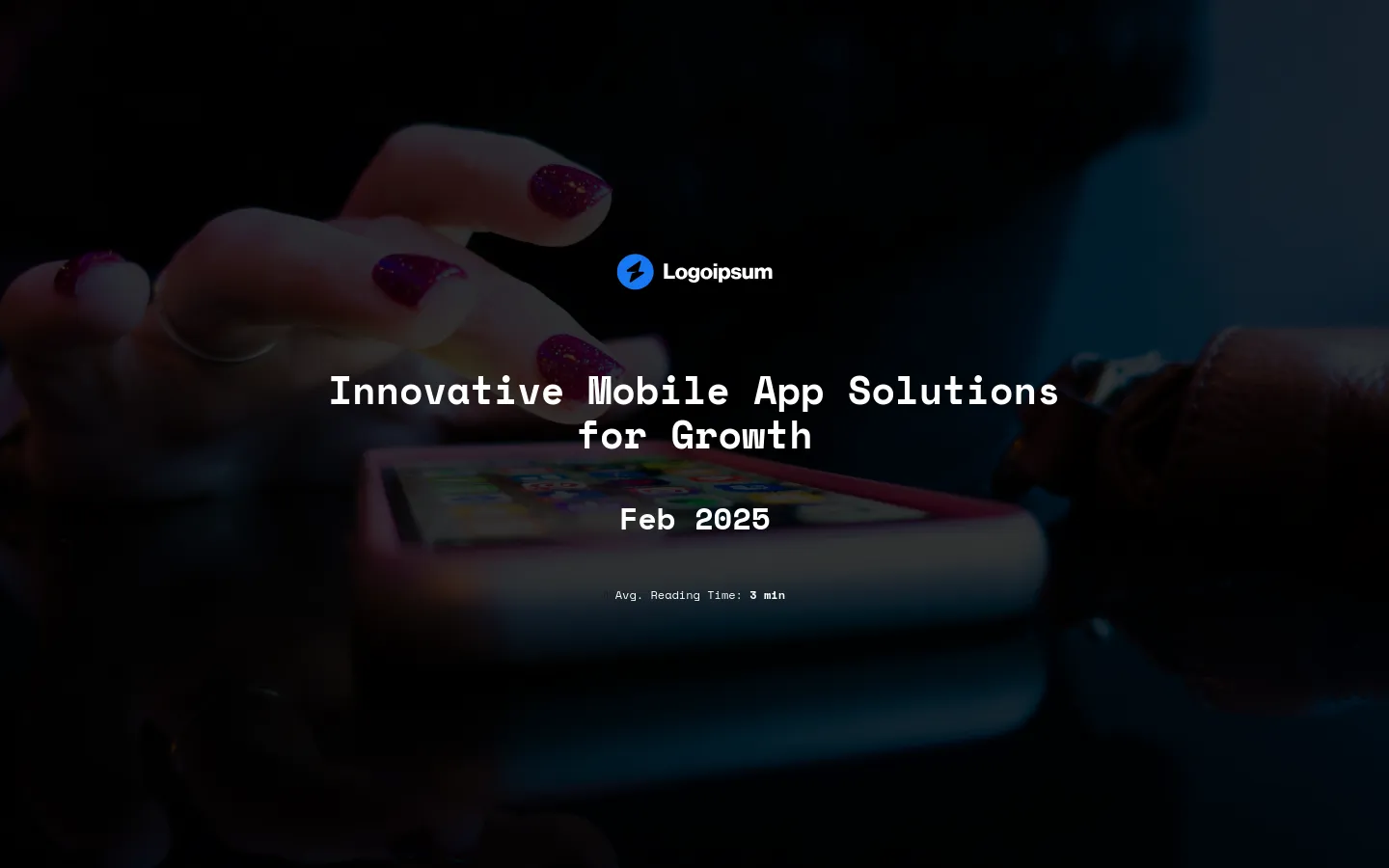Mobile app product pitch deck