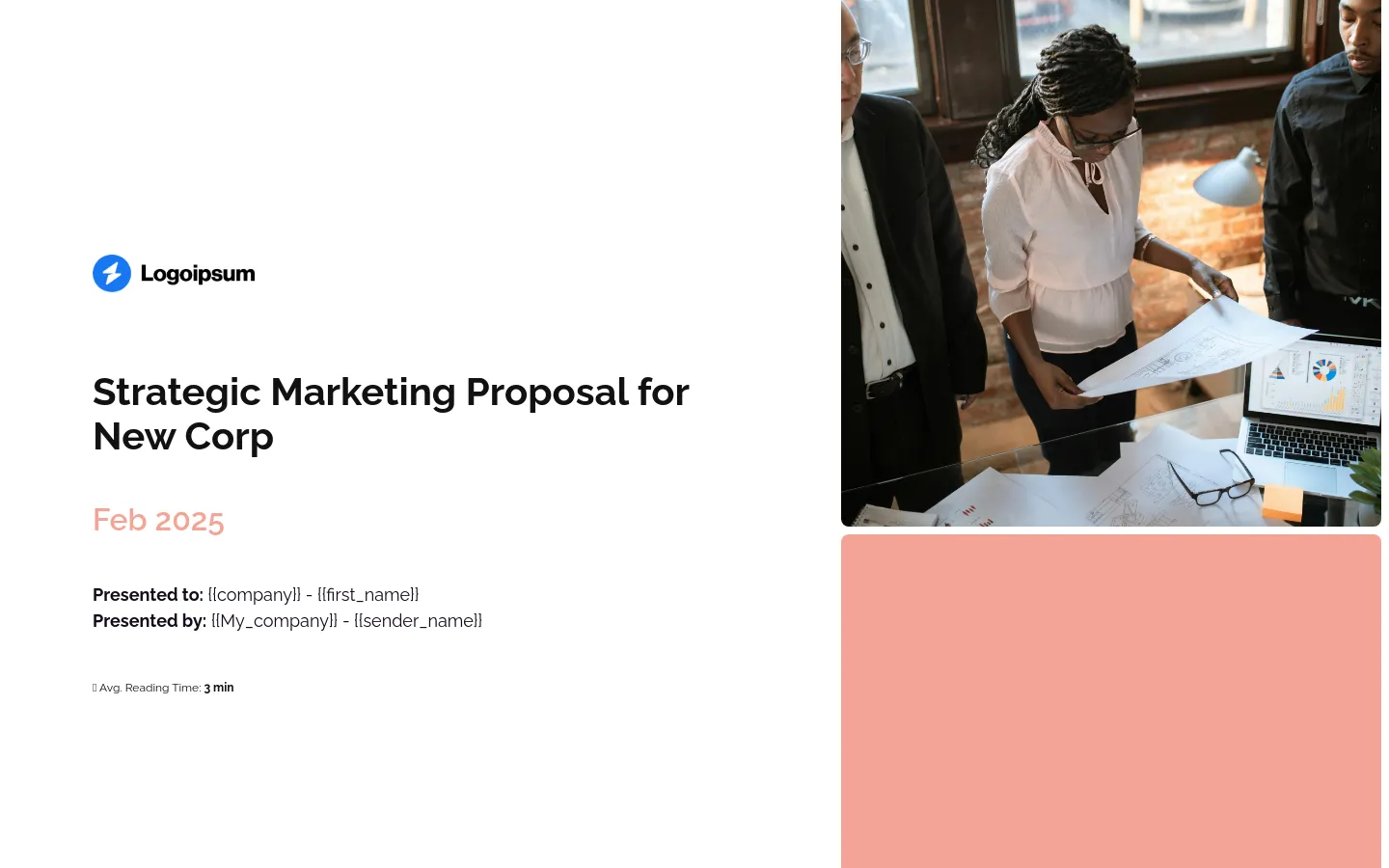 Marketing project proposal