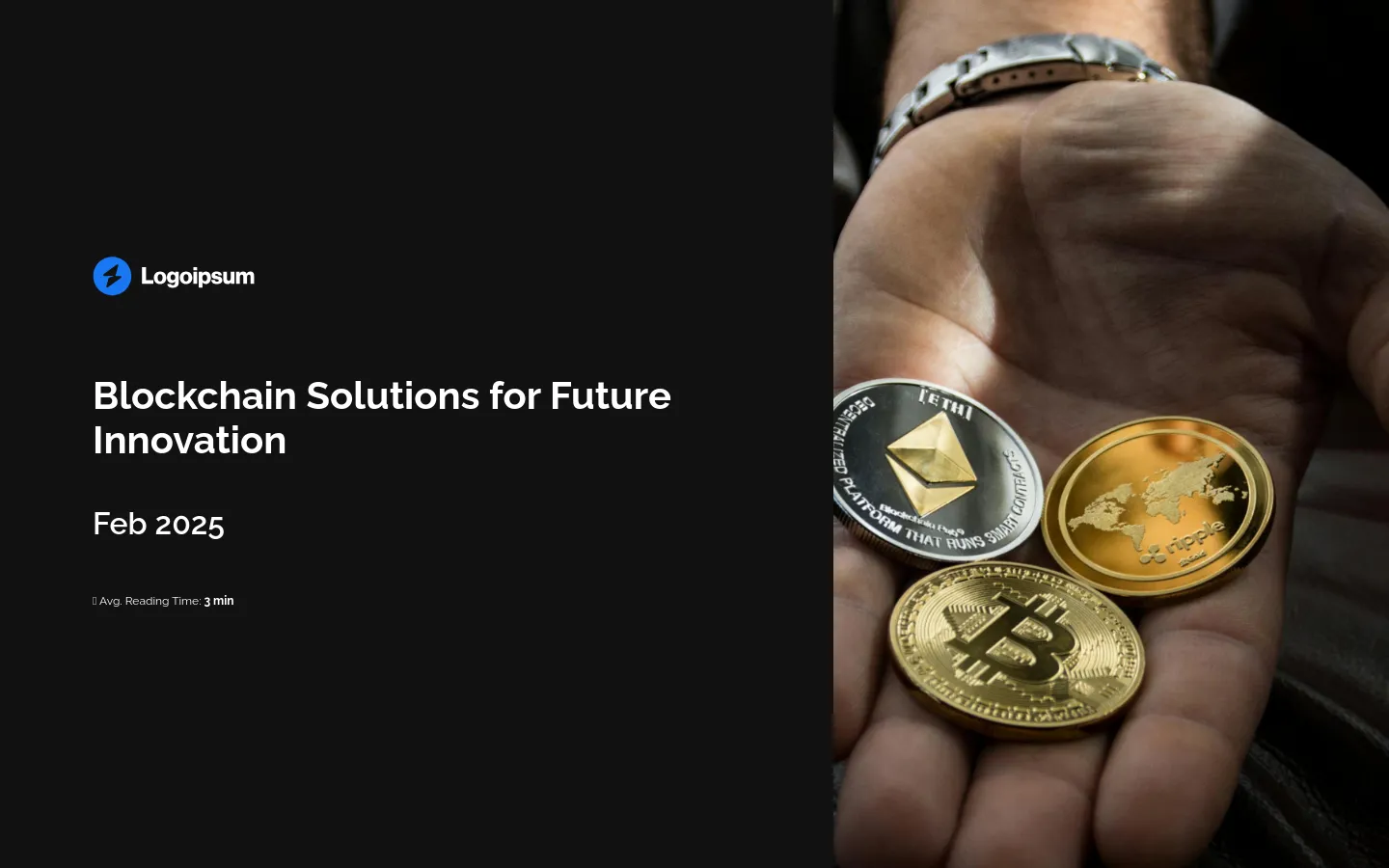 Blockchain pitch deck