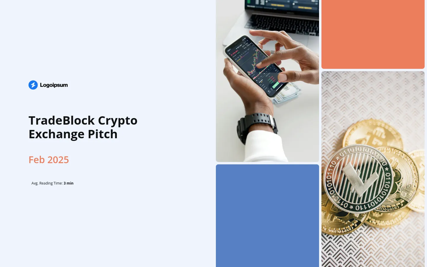 Crypto exchange pitch deck