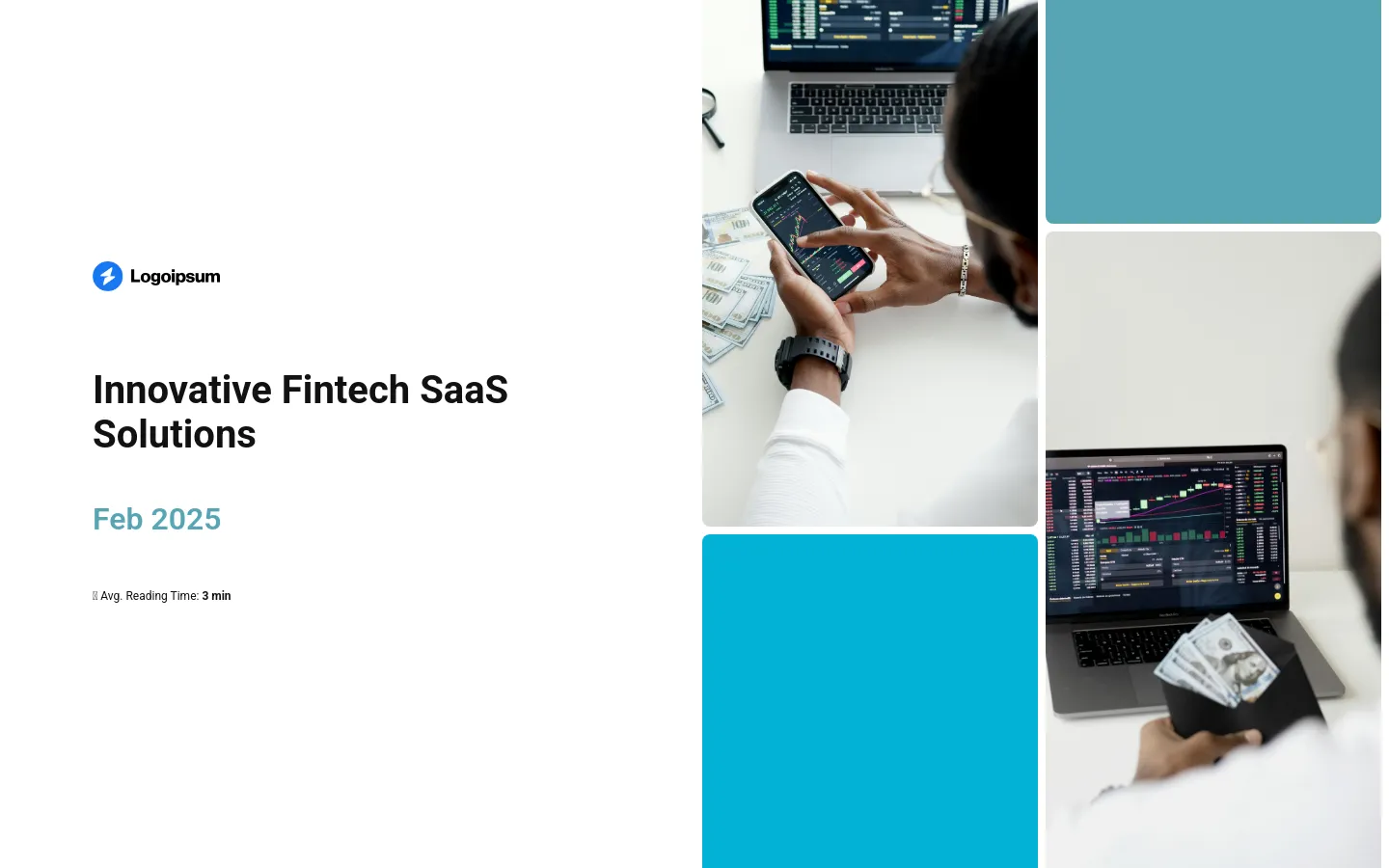 Fintech SaaS pitch deck