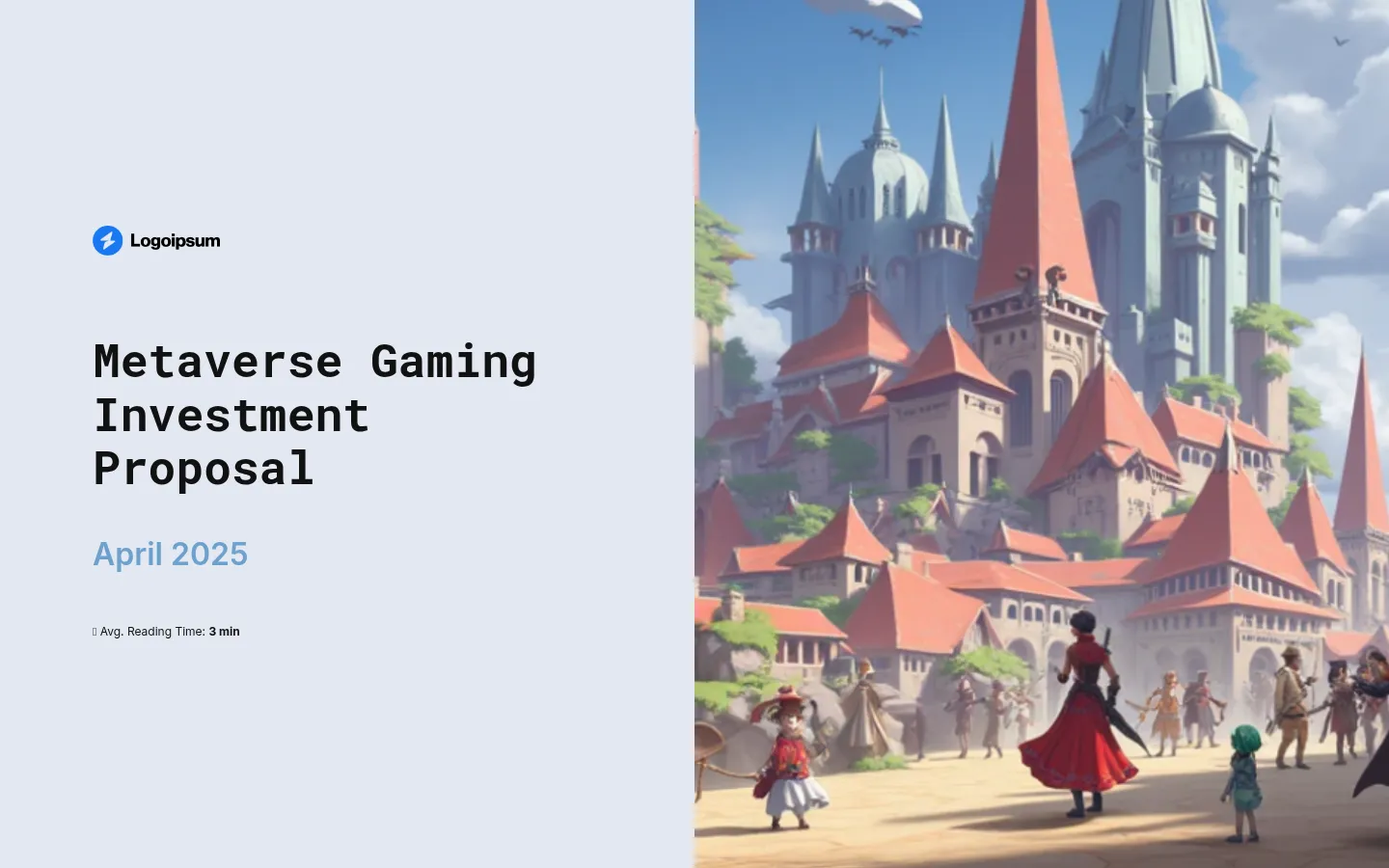 Metaverse gaming investment proposal