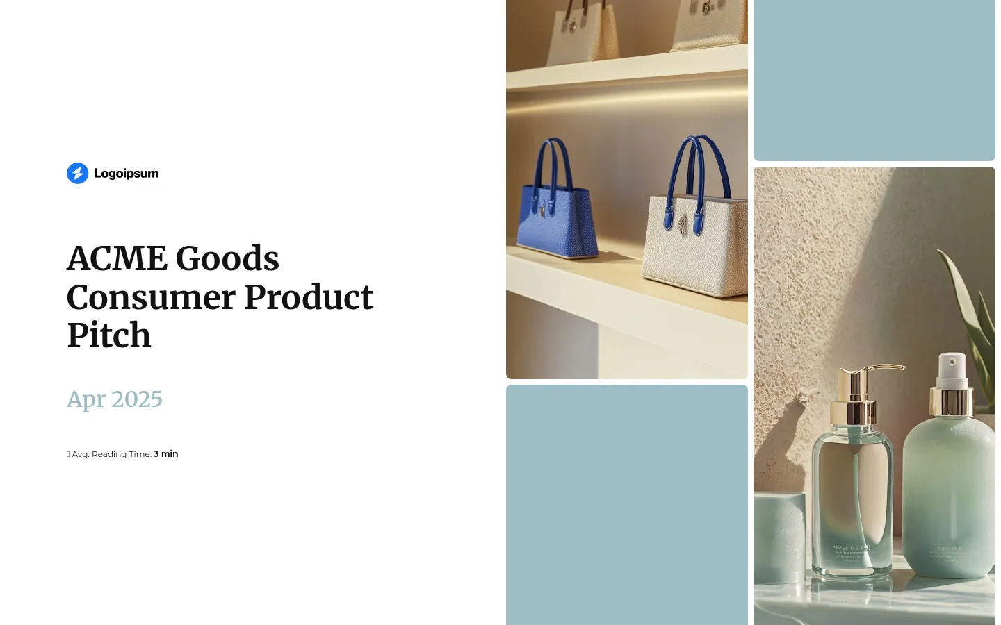 Consumer product Y Combinator pitch deck