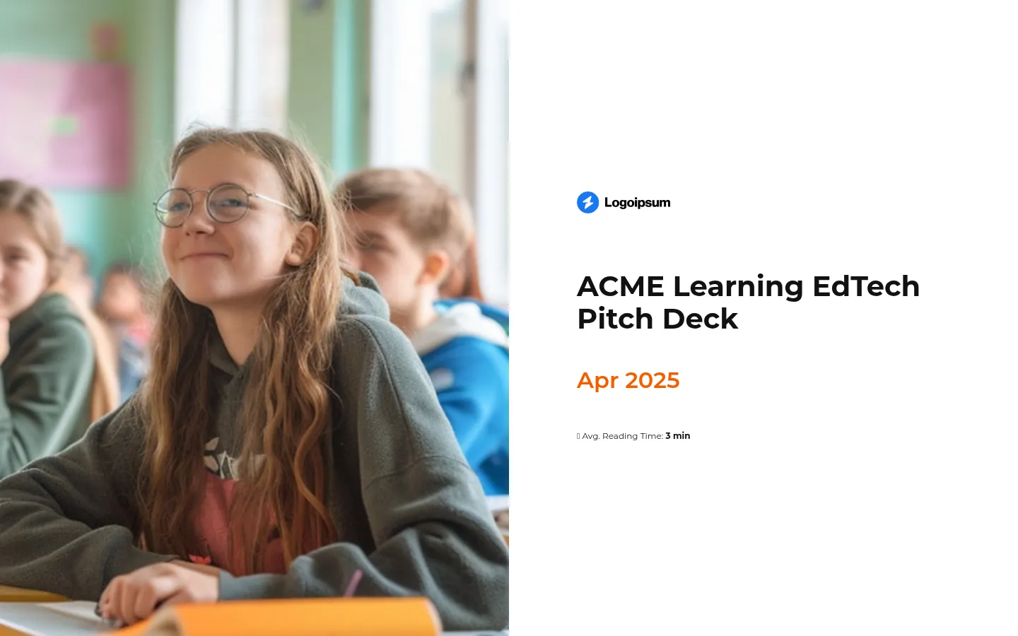 Education Y Combinator pitch deck