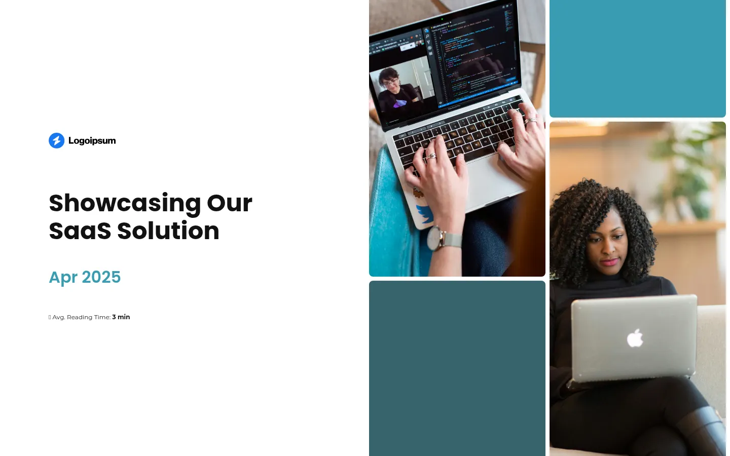 SaaS product demo presentation