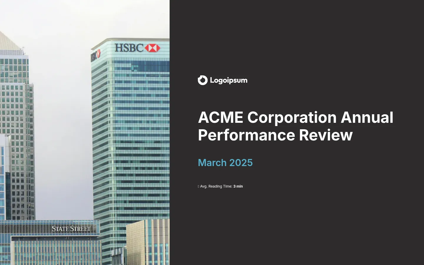 General annual report