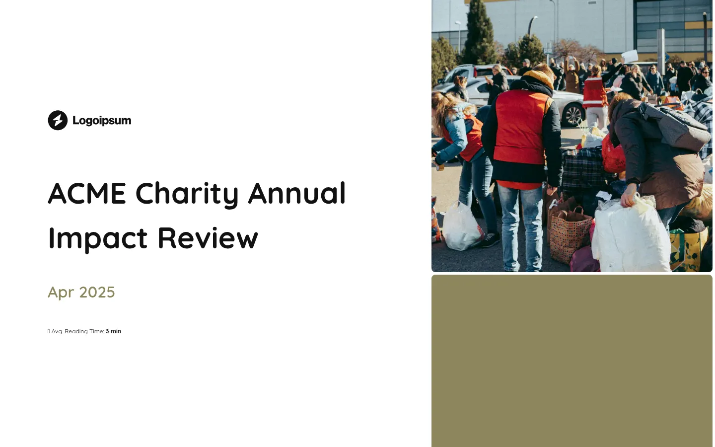 Charity annual report