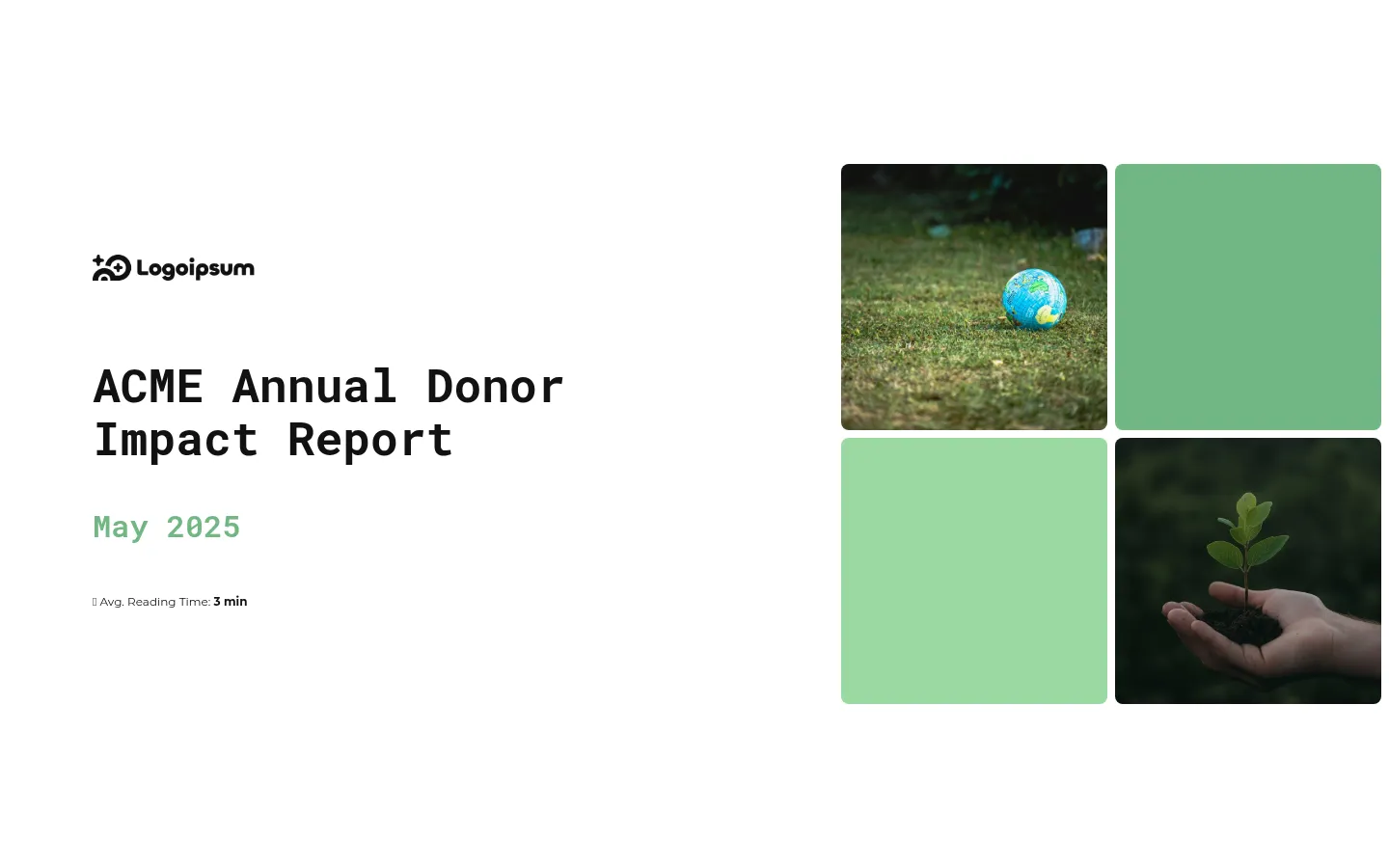 Annual donor report