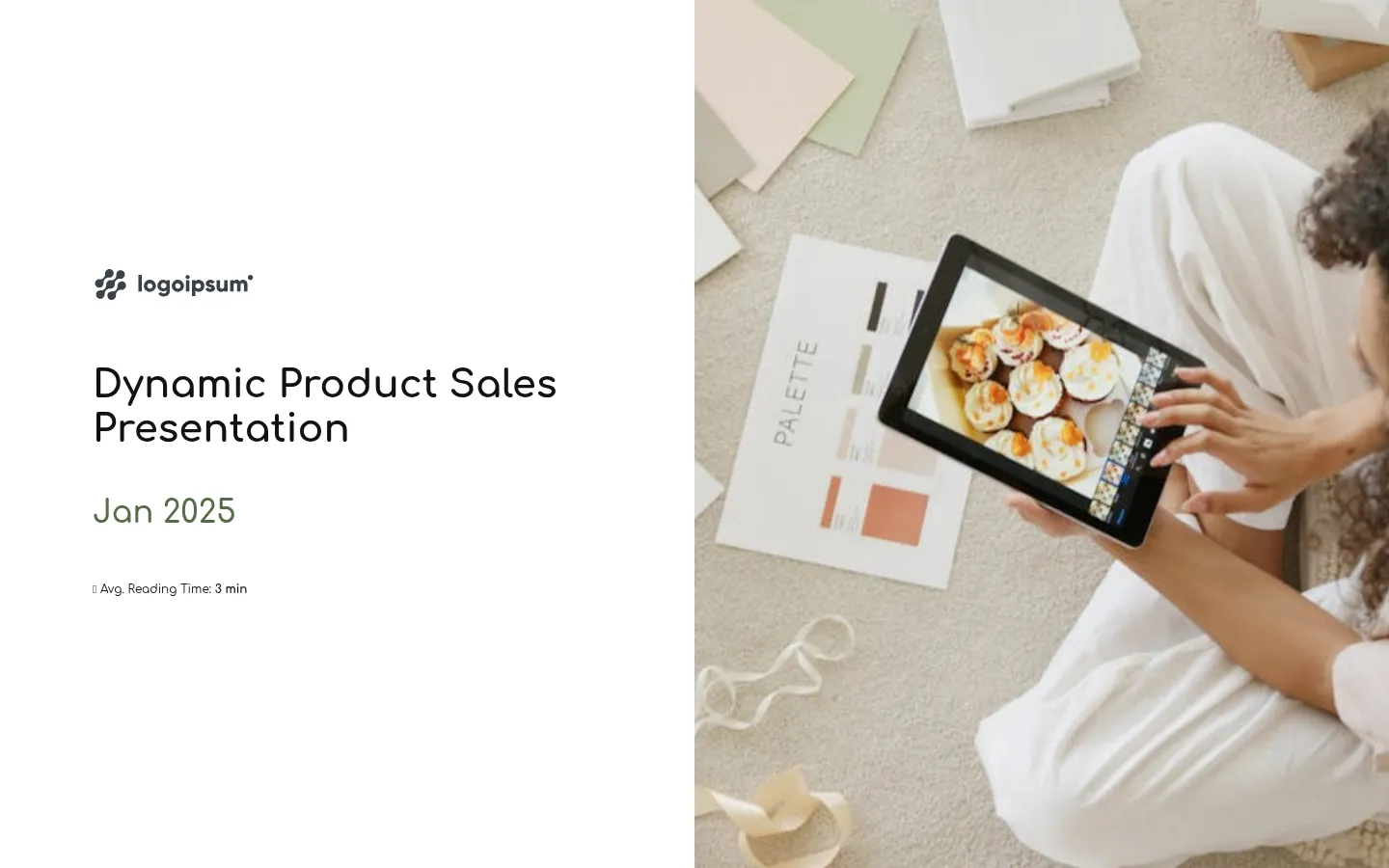 Product sales deck