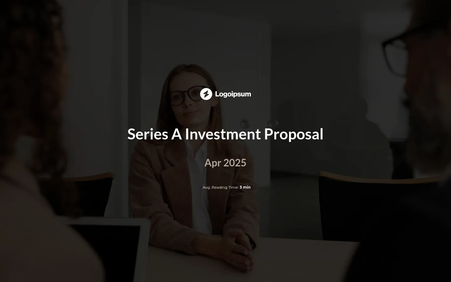 Series A investment proposal