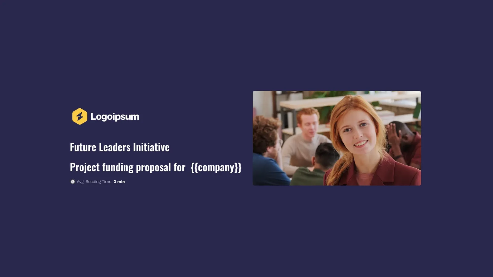 Major donor proposal