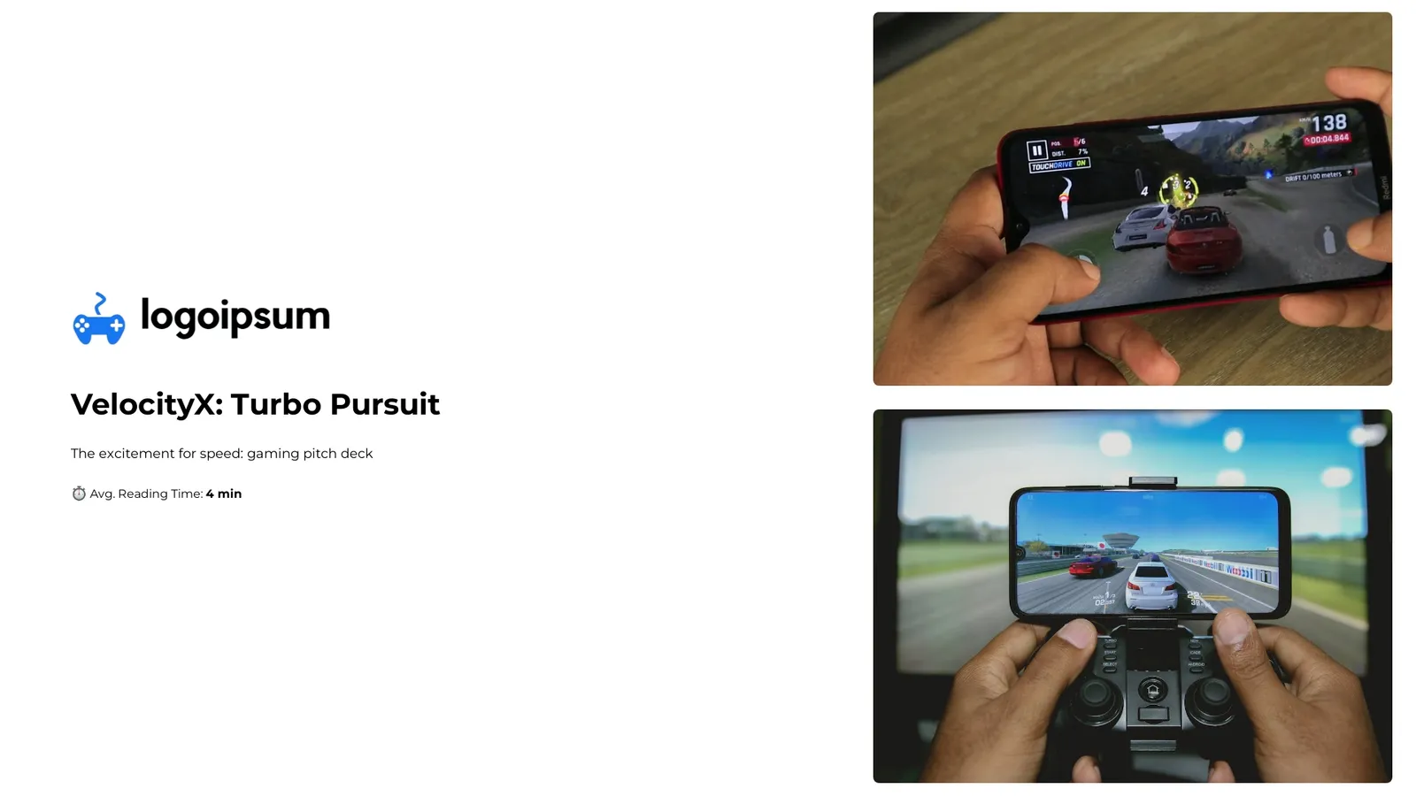 Mobile game monetization pitch deck