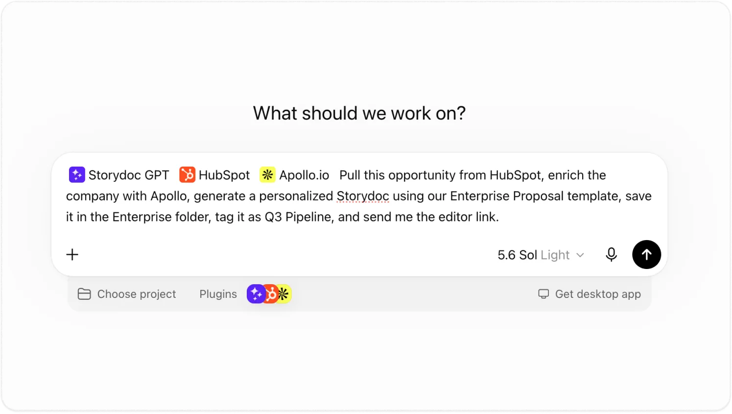 Connect Storydoc to the rest of your AI workflow