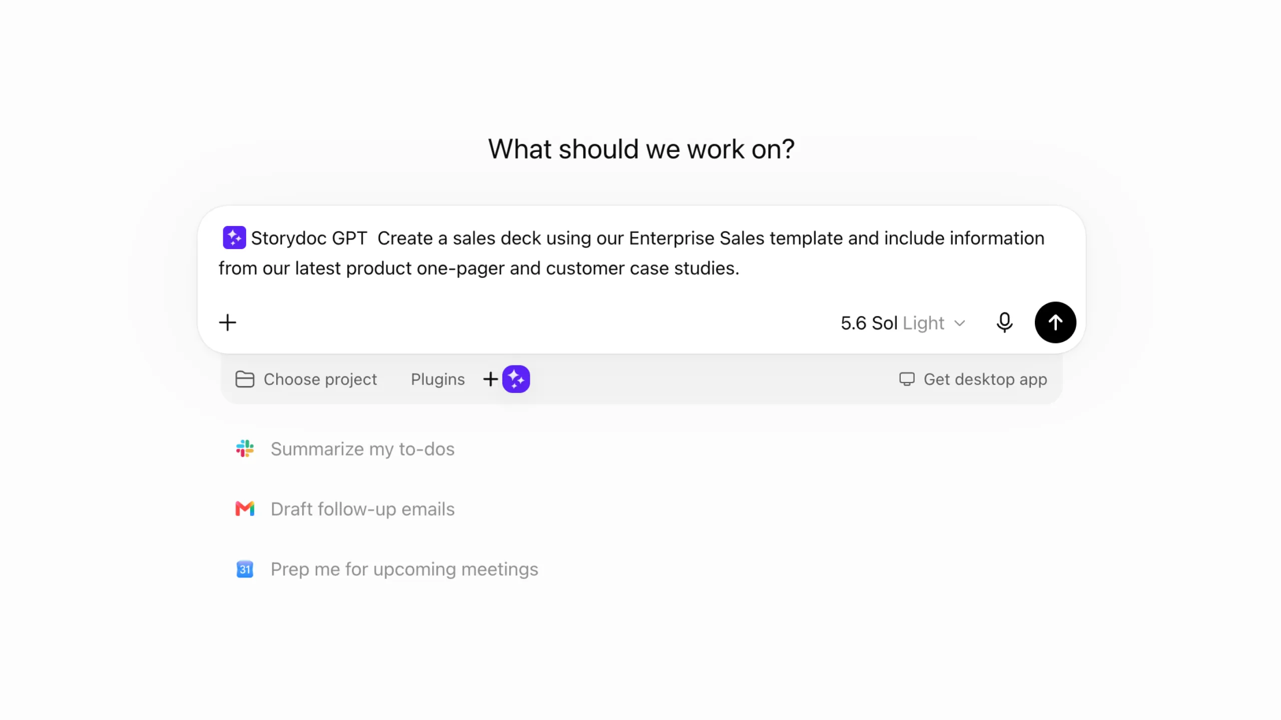 Connecting Storydoc to ChatGPT