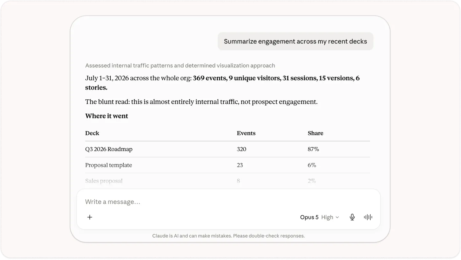 Pull Storydoc analytics directly inside Claude
