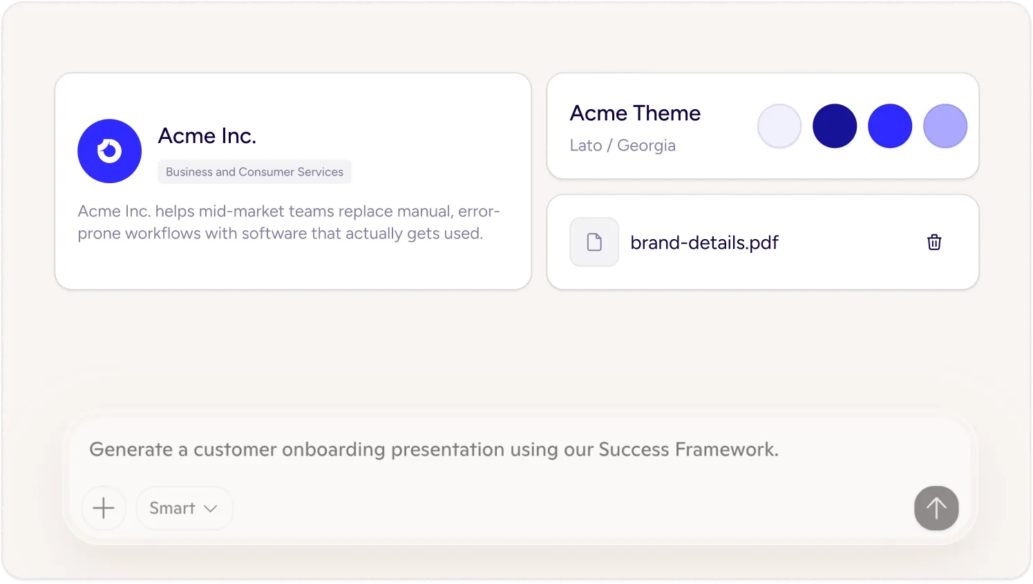 Keep every document on-brand