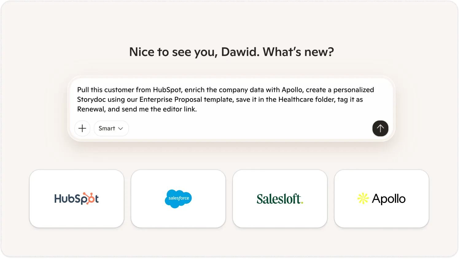 Connect Storydoc to the rest of your AI workflow
