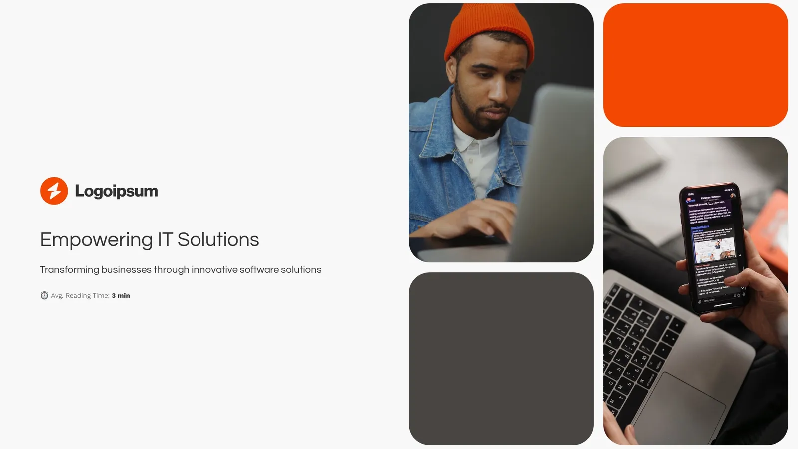 Digital product pitch deck