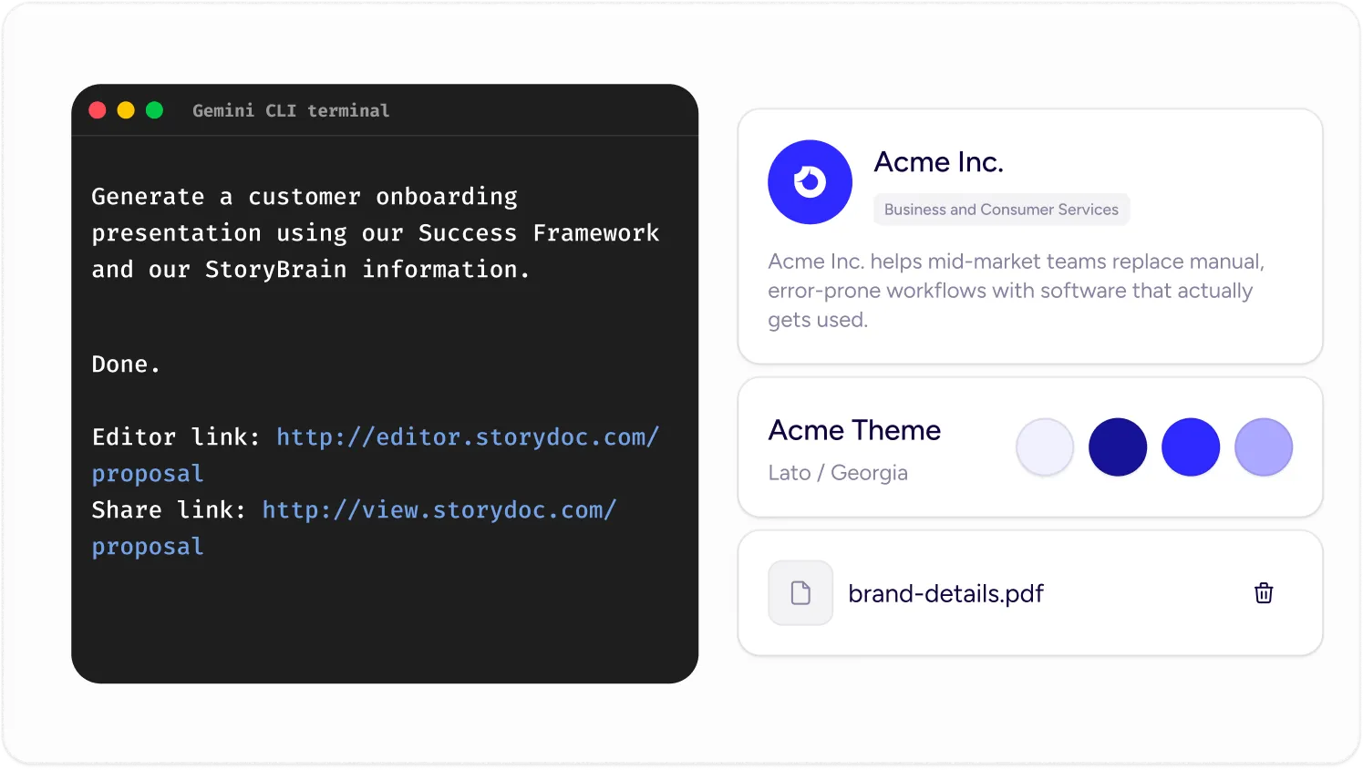 Connect Gemini to company knowledge