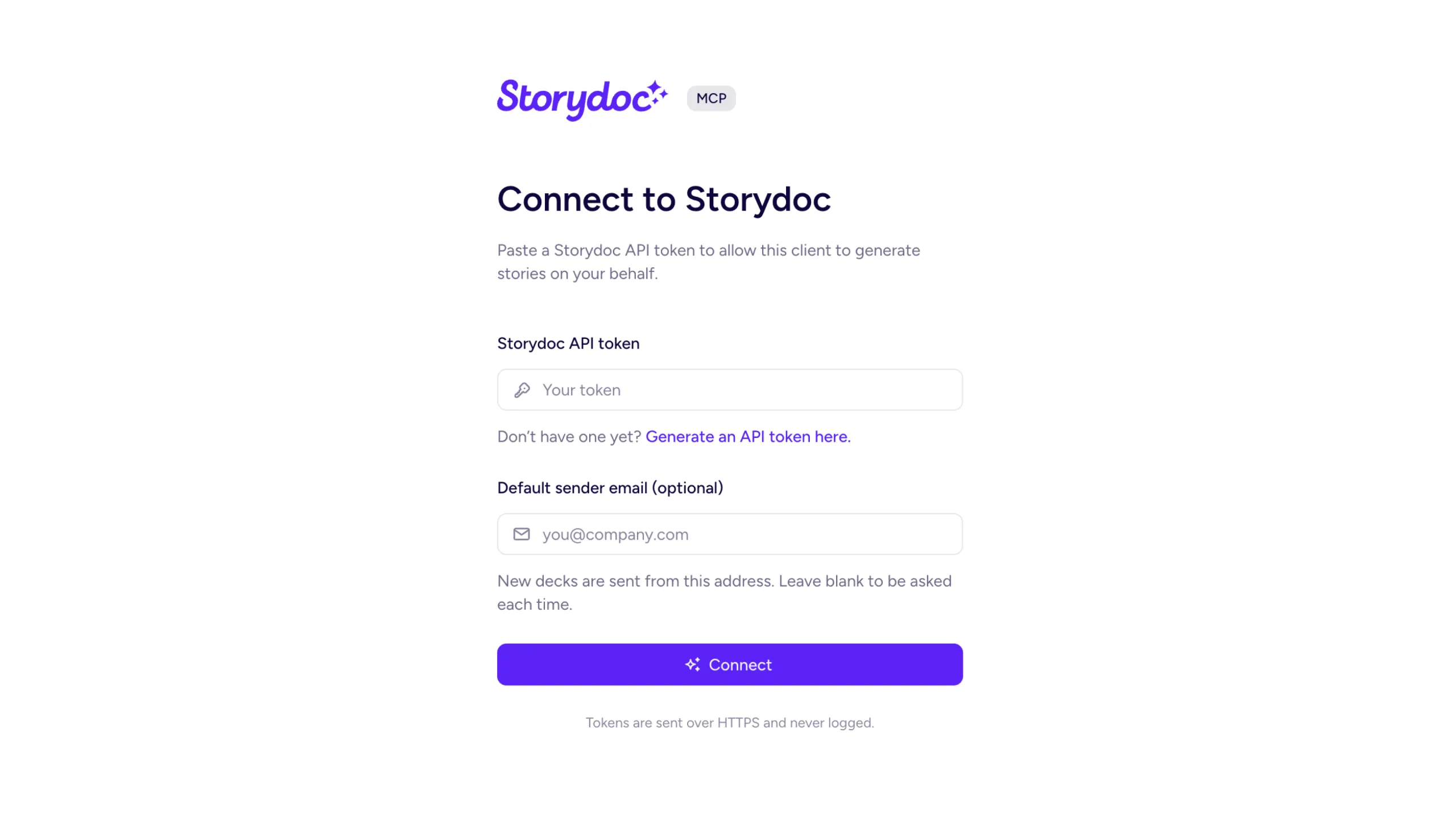 Connecting Storydoc to Gemini