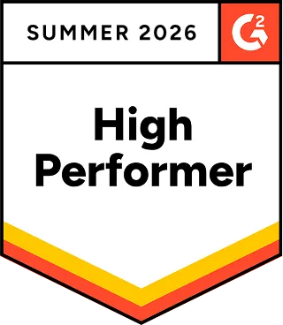 G2 High Performer, Summer 2026