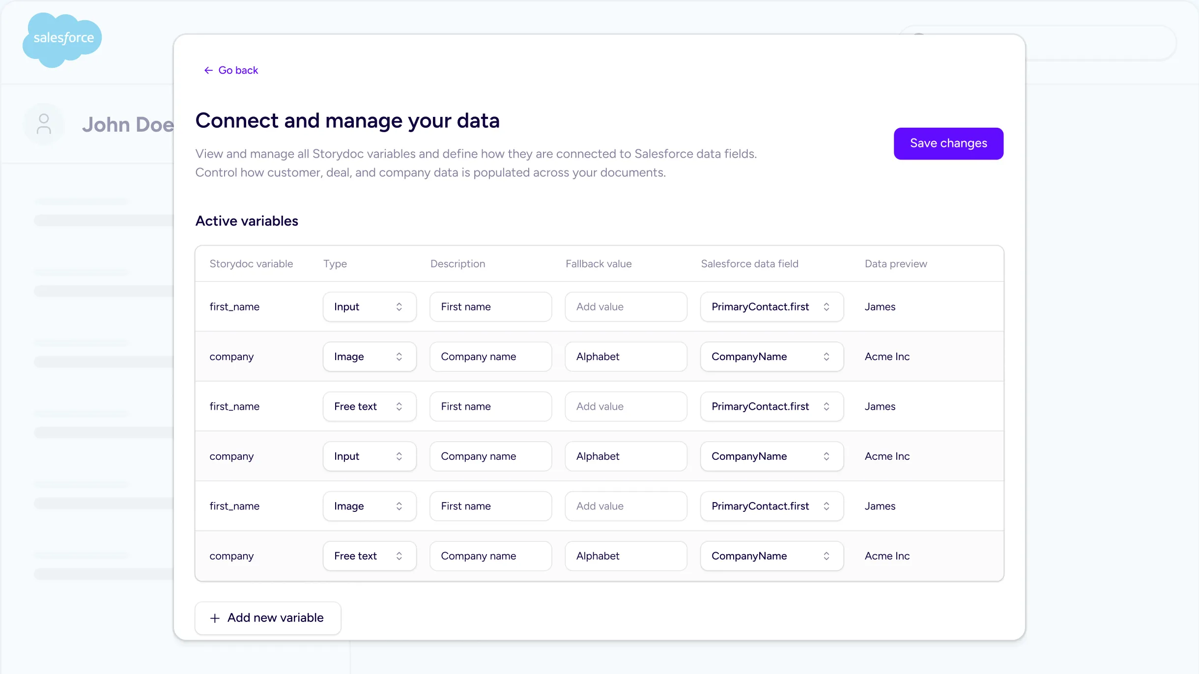 Storydoc activity logged in Salesforce