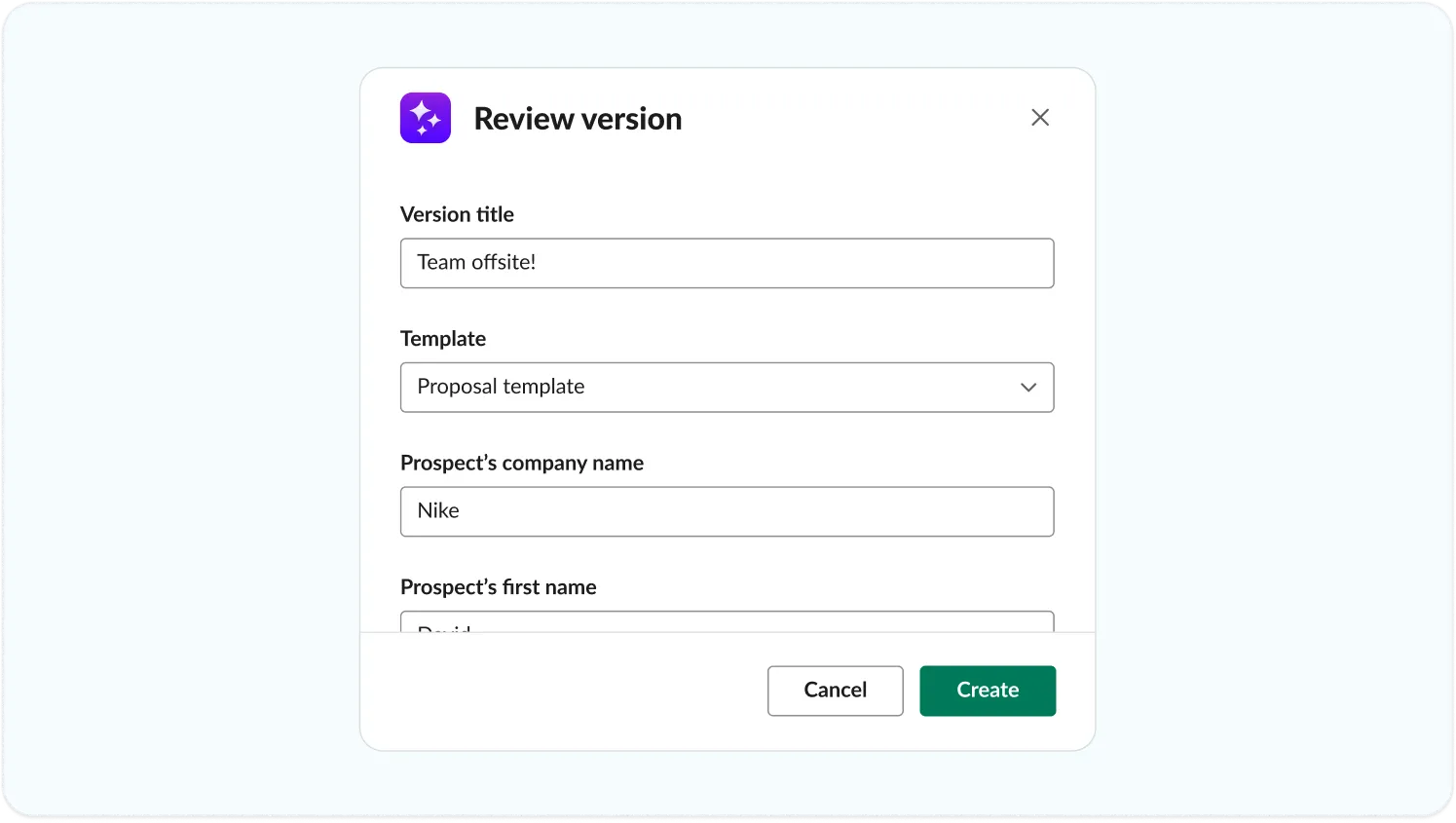 Review before you generate