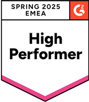 High Performer EMEA G2 label